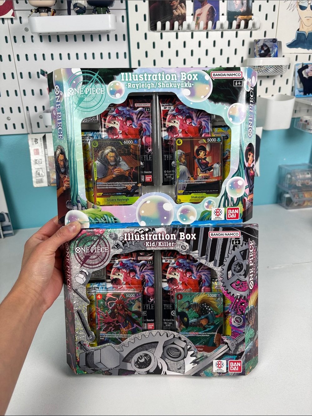 One piece illustration boxes kid killer Rayleigh shakuyaku